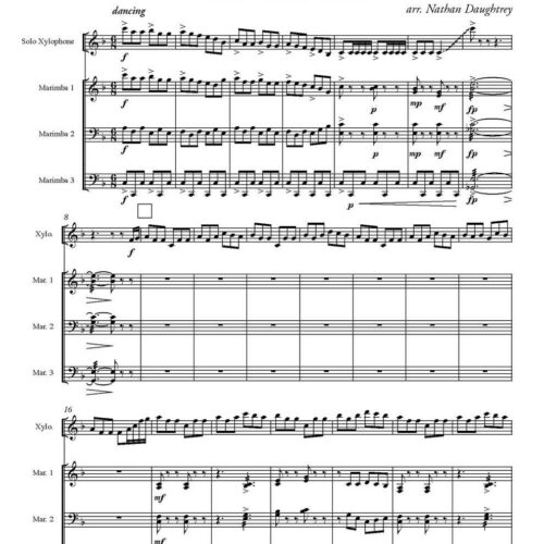 The Celtic Xylophone Book 1 (ensemble Version) by Nathan Daughtrey