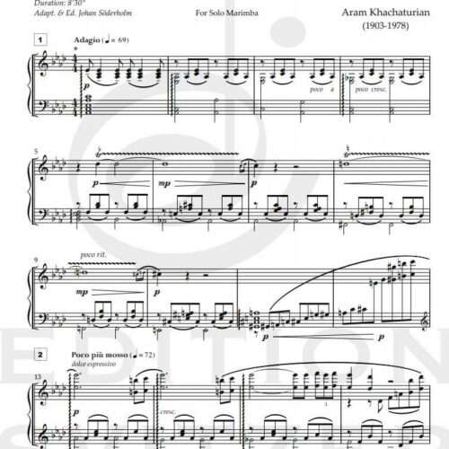 Adagio (From Spartacus) by Khachaturian arr. Johan Soderholm