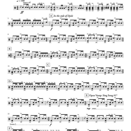 West African Drum Set Suite by Adam Snow