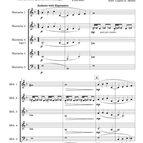 Rhapsody in Blue Theme by Gershwin arr. James Moore