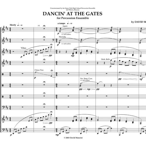 Dancin' At The Gates by David Mancini
