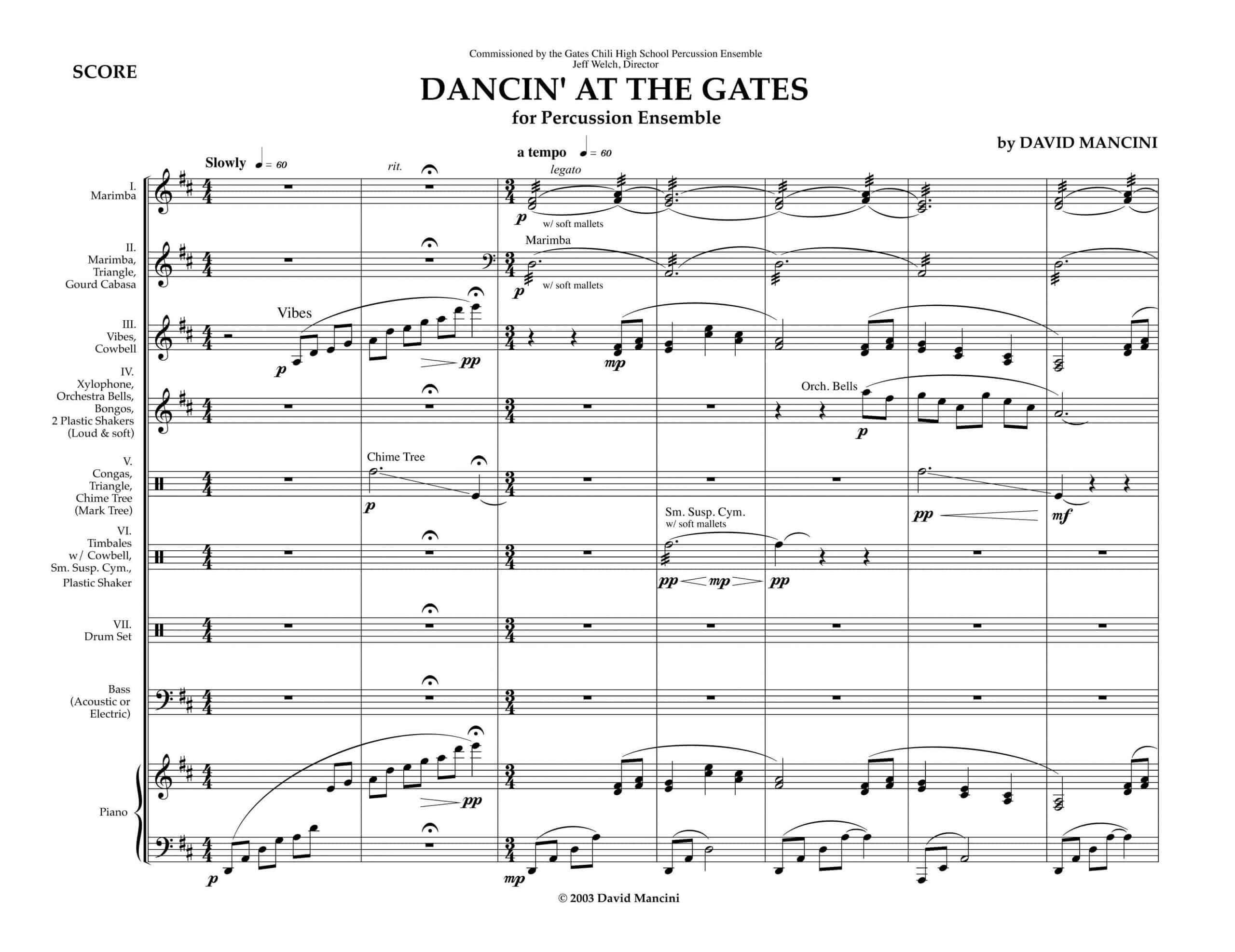 Dancin' At The Gates by David Mancini
