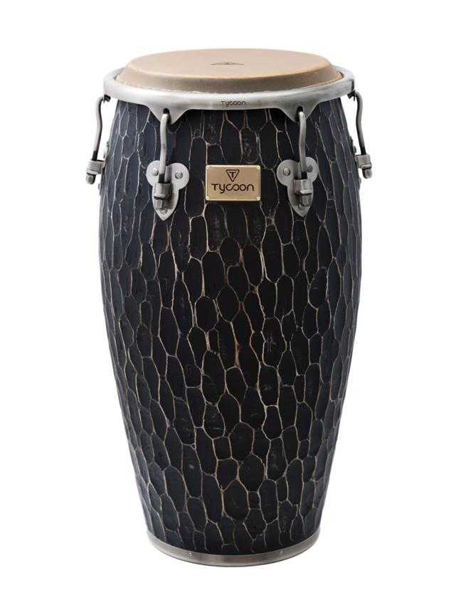 Tycoon Percussion 12.5 Inch Concerto Series Red Pearl Tumba With Single Stand 