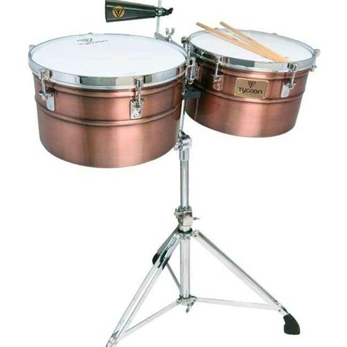 Tycoon: Deep Shell Antique Cooper Timbales (14 and 15 inch)