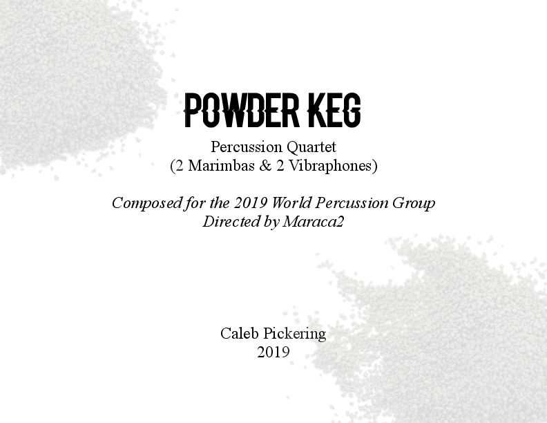 Powder Keg by Caleb Pickering