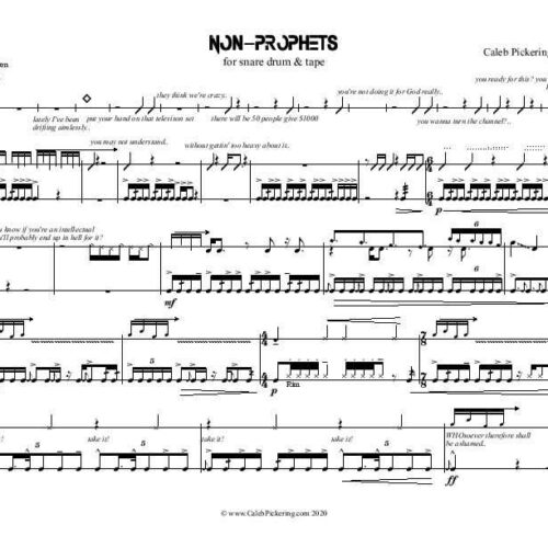 Non-Prophets by Caleb Pickering