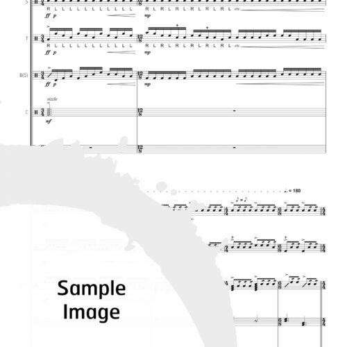 X for Drumline by Jon Weber