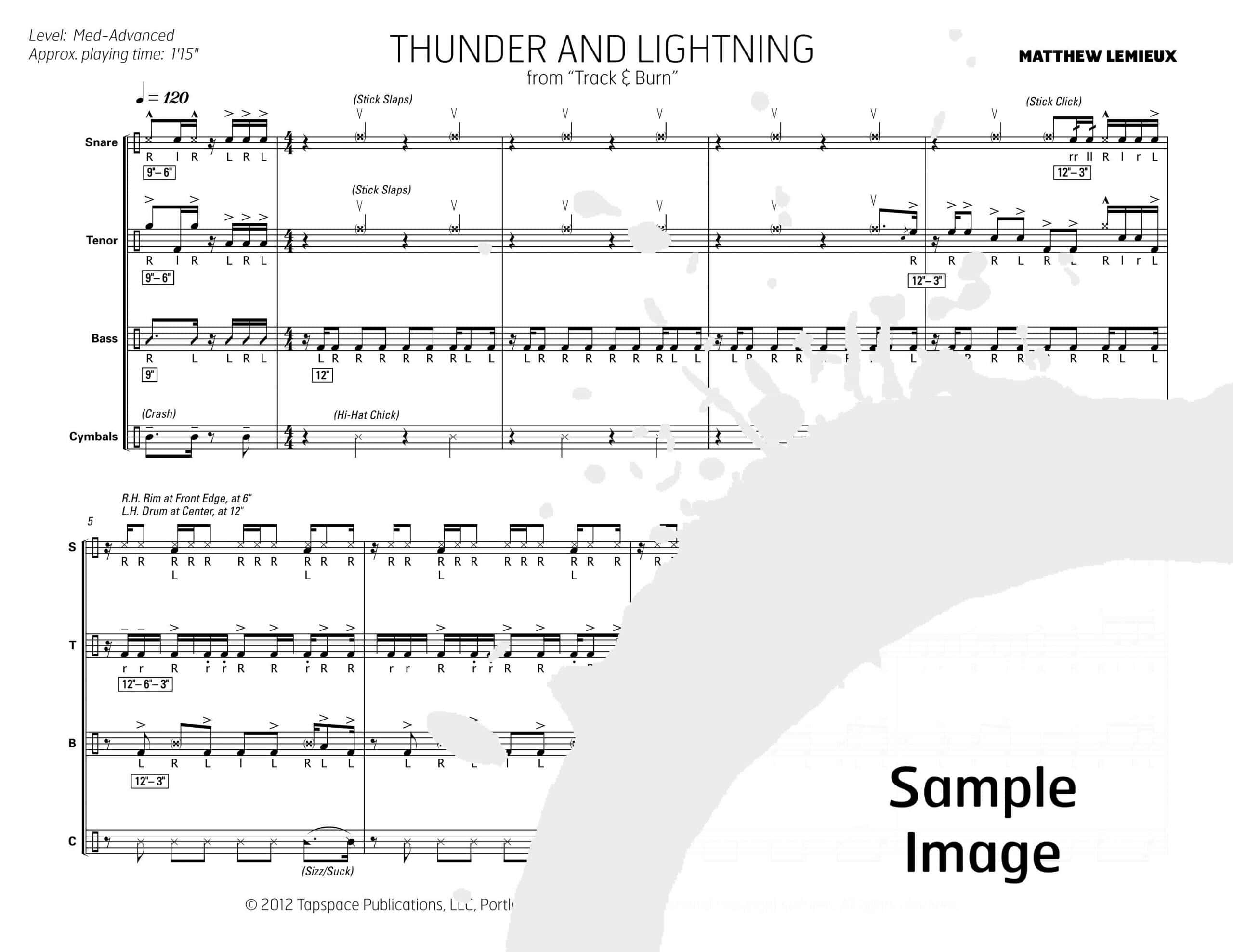 Thunder and Lightning by Matthew Lemieux