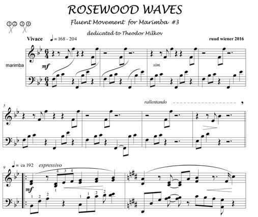 Rosewood Waves by Ruud Wiener