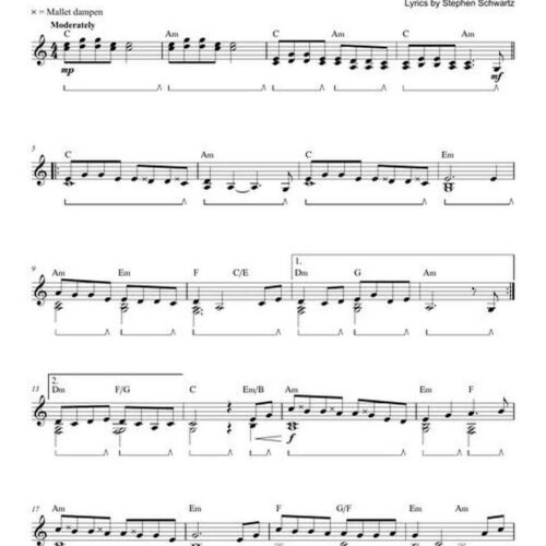 Disney Songs for Vibraphone