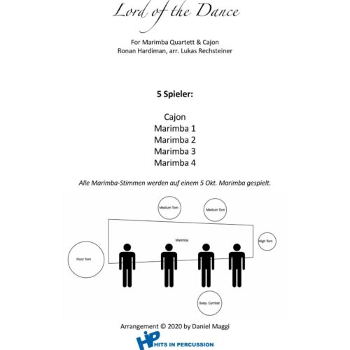 Lord of the Dance by Hardiman arr. Lukas Rechsteiner