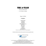 The A-Team arr. Christoph von Bergen