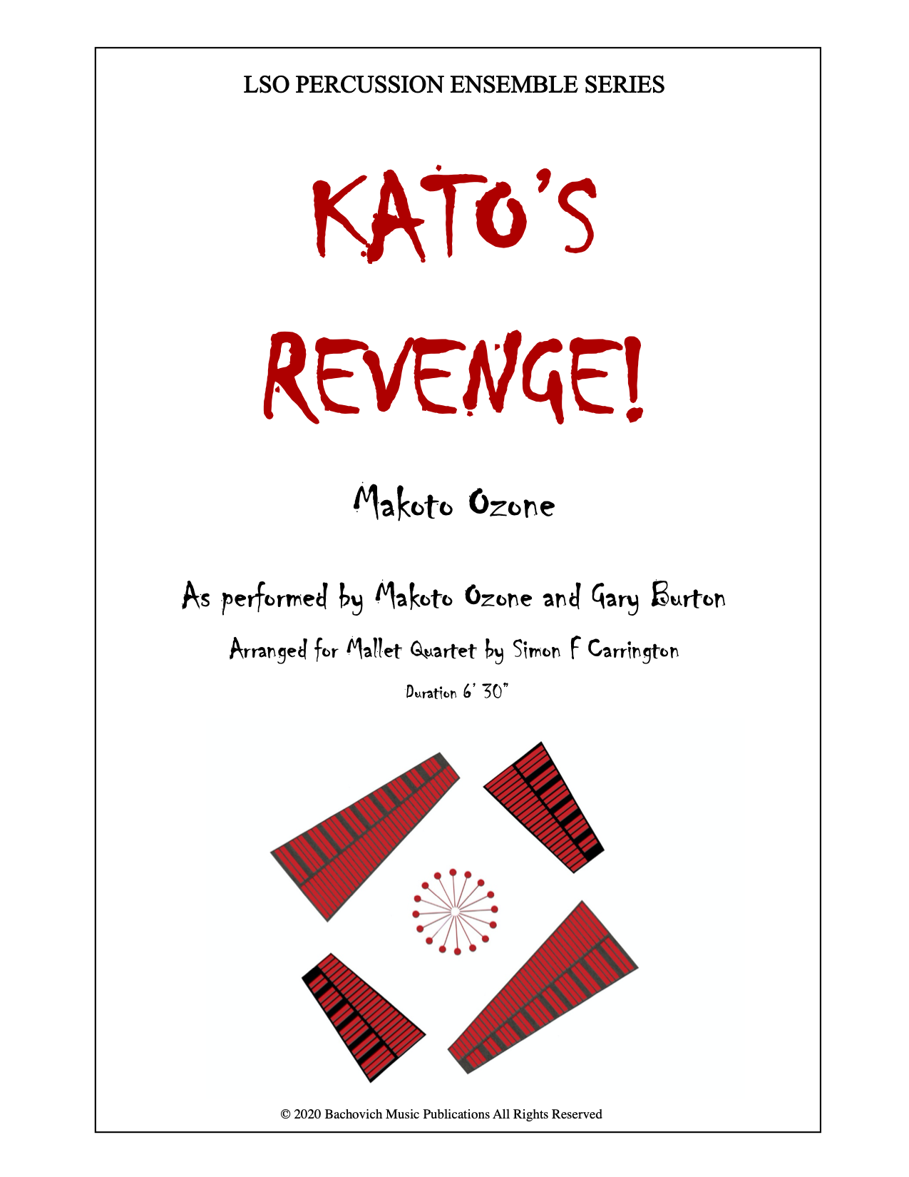 Kato's Revenge by Ozone arr. Simon Carrington