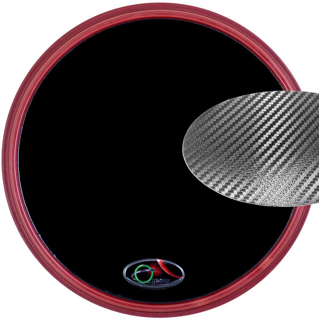 Offworld INVADER V3 Practice Pad  -  with Surface Disk Dark - Matter Surface- Red Rim