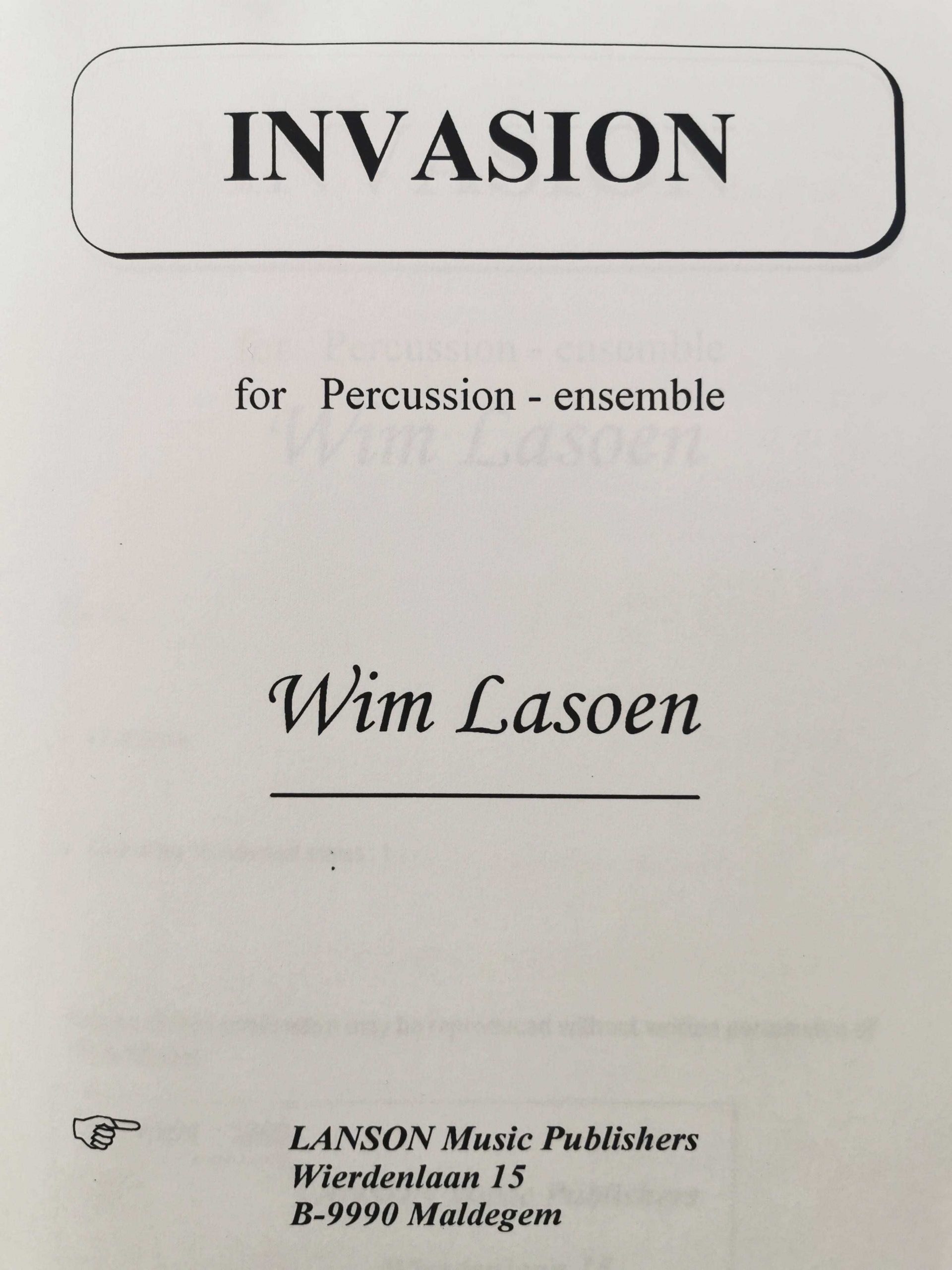 Invasion by Wim Lasoen