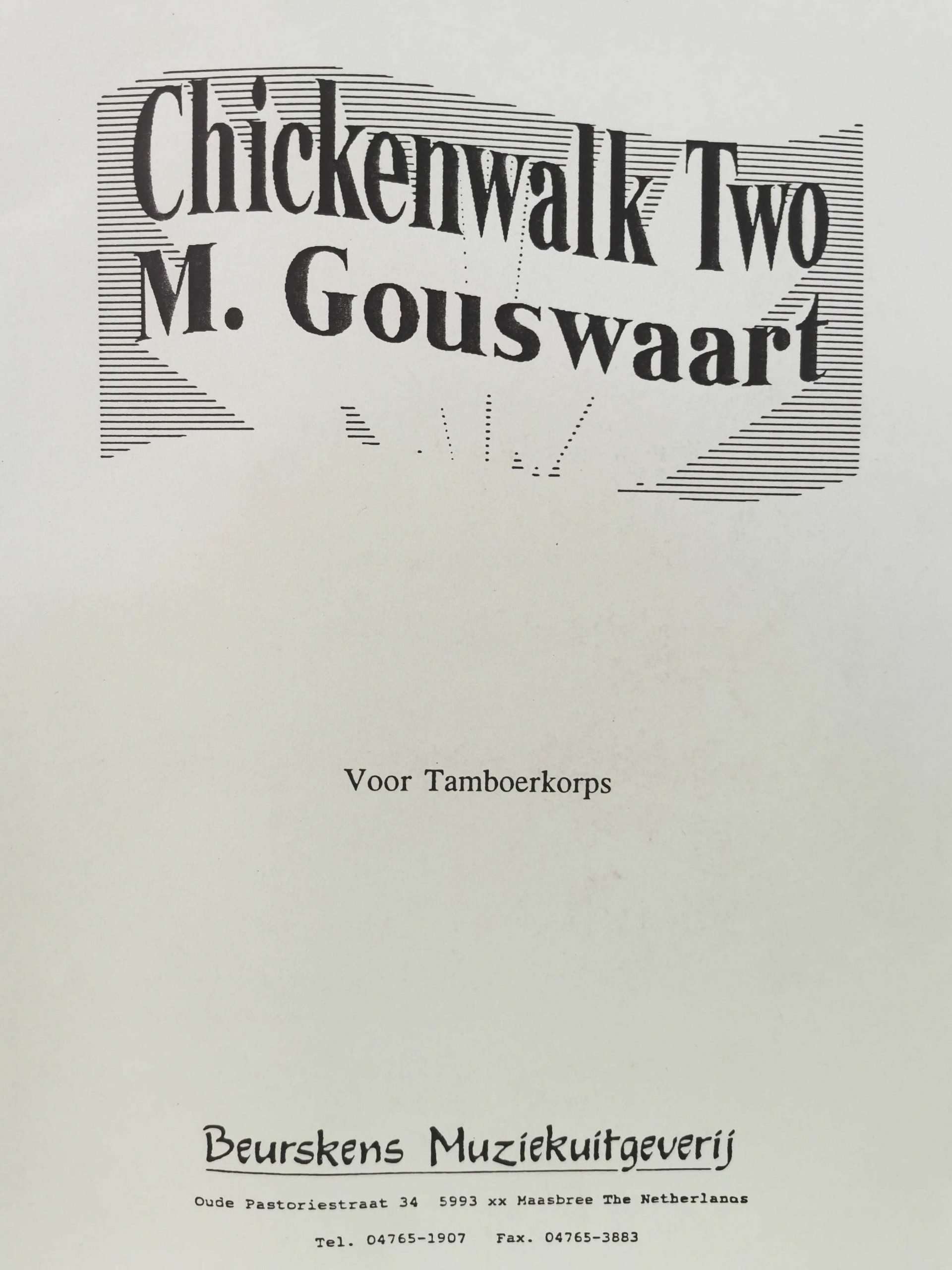 Chickenwalk Two by Marc Gouswaart