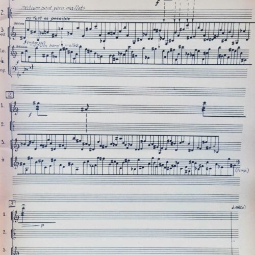 Quartet for Percussion by Gitta Steiner