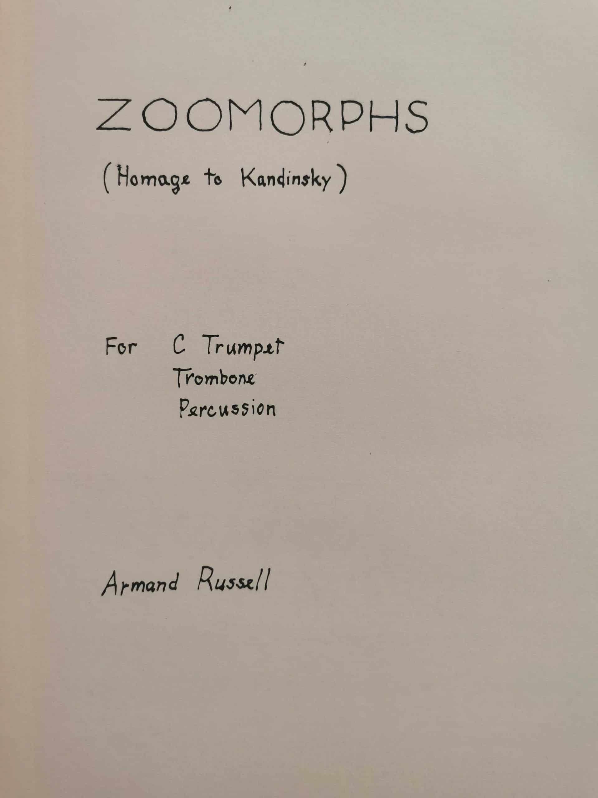 Zoomorphs - homage to Kandinsky by Armand Russell