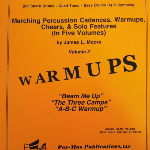 Percussion Up Front - Warmups vol. 2 by James Moore