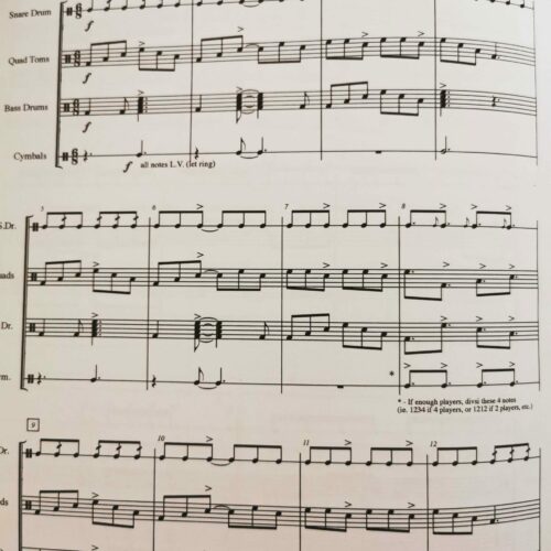Percussion Up Front - Cadances vol. 1 by James Moore