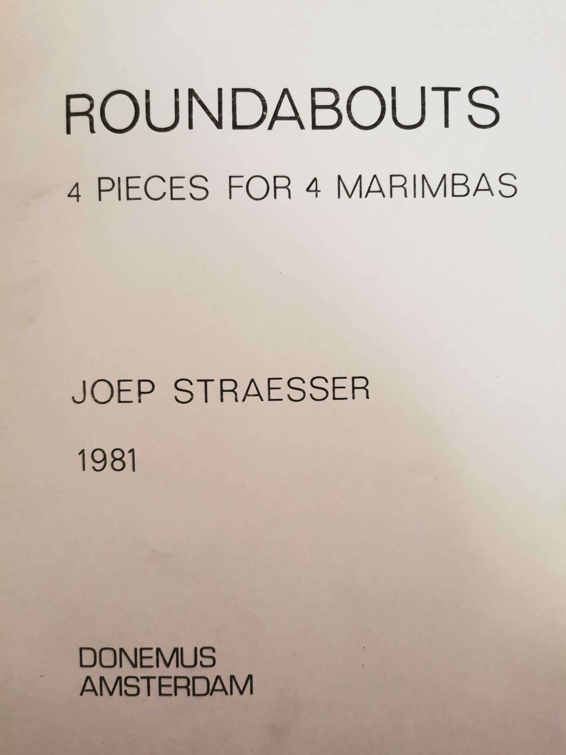 Roundabouts by Joep Straesser