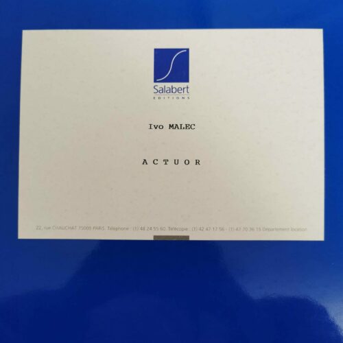Actuor by Ivo Malec