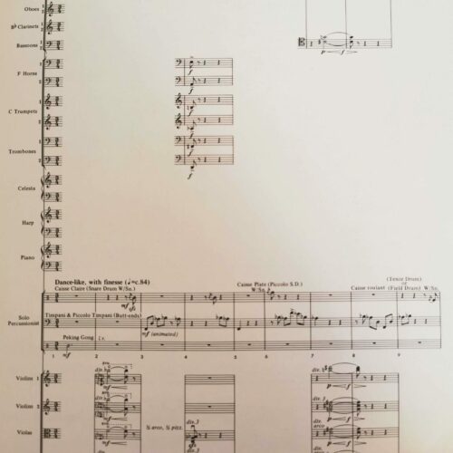 Two Pieces for Solo Percussionist & Orchestra (Score Only) by Phillip Lambro