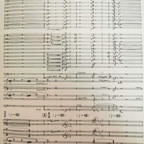 Mono-Prism for Japanese Drums and Orchestra (Score) by Maki Ishii