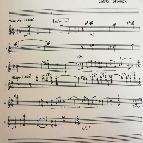Duet for Vibraphone and Piano by Larry Spivack