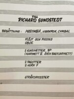 Concerto for Marimba and Orchestra (Score Only) by Hans Soderberg