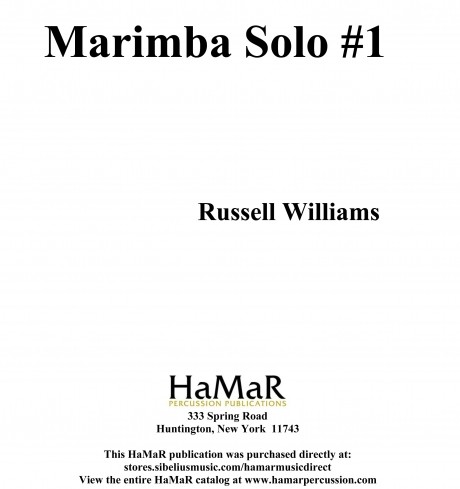 Marimba Solo 1