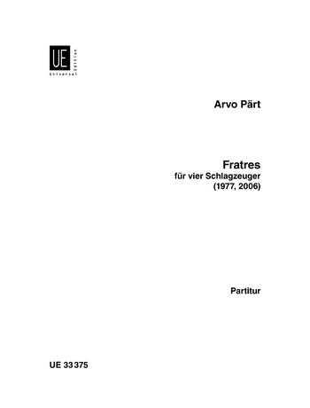 Fratres by Arvo Part