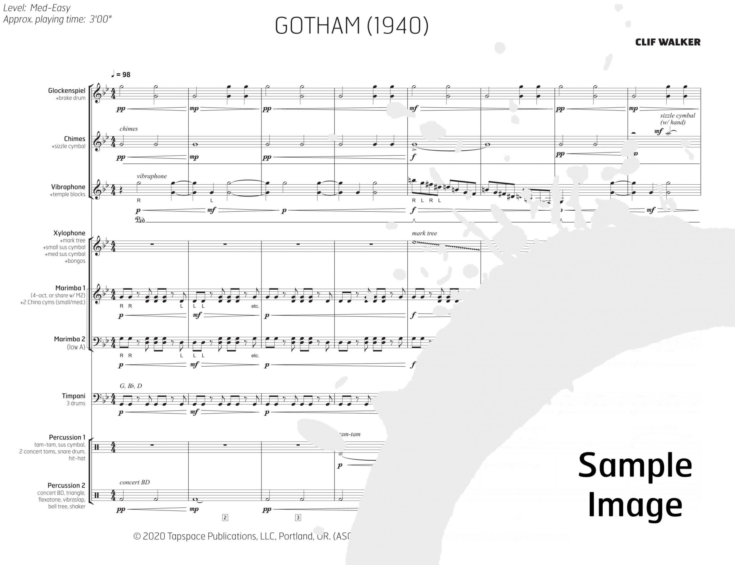 Gotham (1940) by Cliff Walker