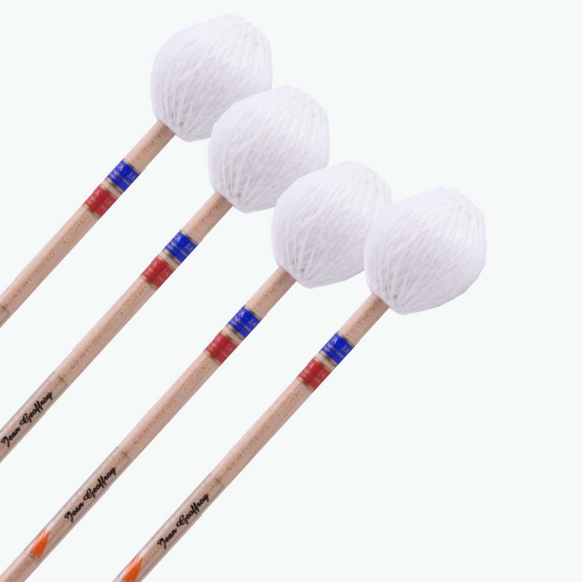 Resta-Jay MG03.5 Jean Geoffroy Signature Medium-semi Soft Marimba Mallets Set of 4