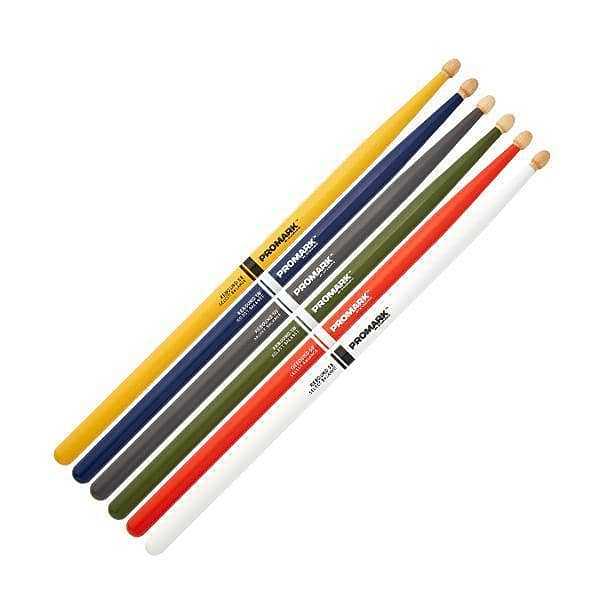 Promark TX5AW Classic 5A Painted Wood Tip Snare Drum Sticks