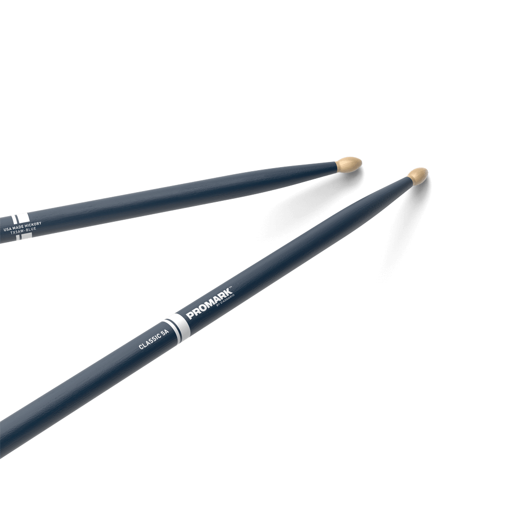 Promark TX5AW Classic 5A Painted Wood Tip Snare Drum Sticks