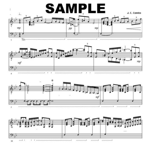 Three Pieces for Vibraphone by J C Combs