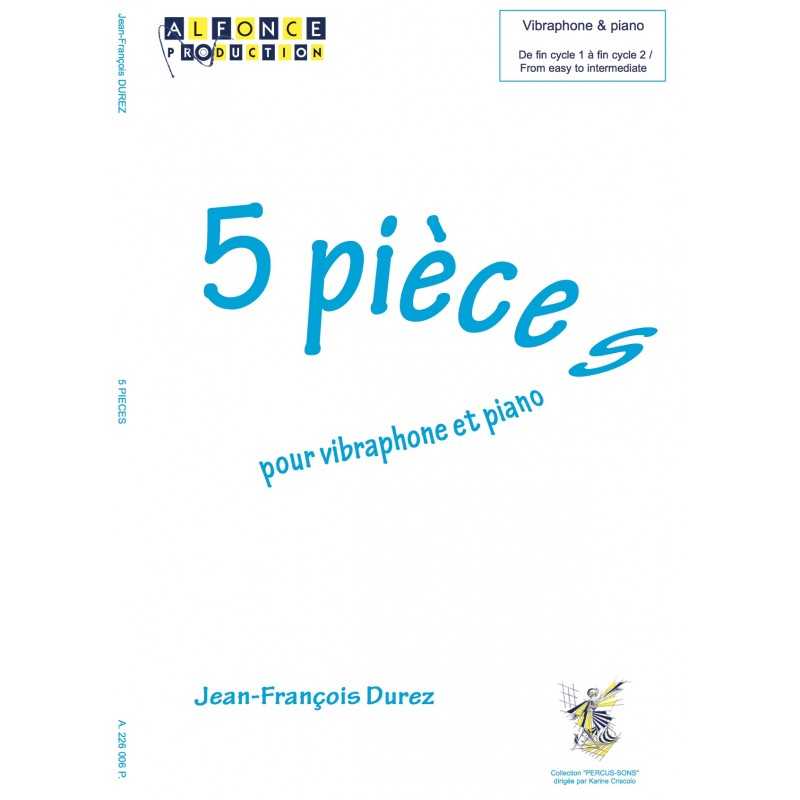 5 Pieces for Vibraphone and Piano by Jean-Francois Durez