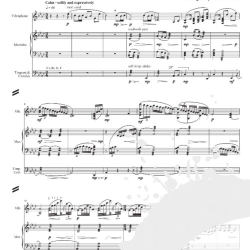 Three Preludes - Bruyeres, Des Pas and General Lavine by Debussy arr. David Reeves
