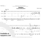 Fanfare for Percussion Quartet by Jeffrey D. Grubbs