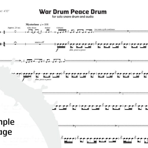 War Drum Peace Drum by David Reeves
