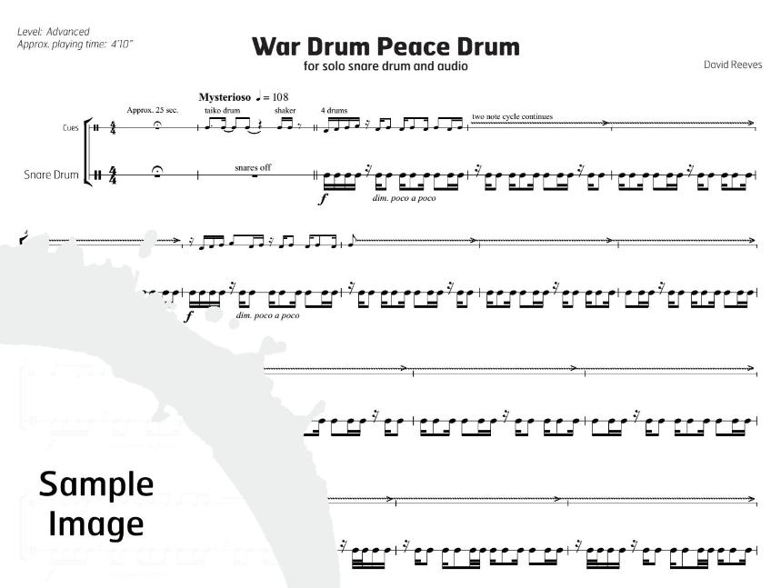 War Drum Peace Drum by David Reeves