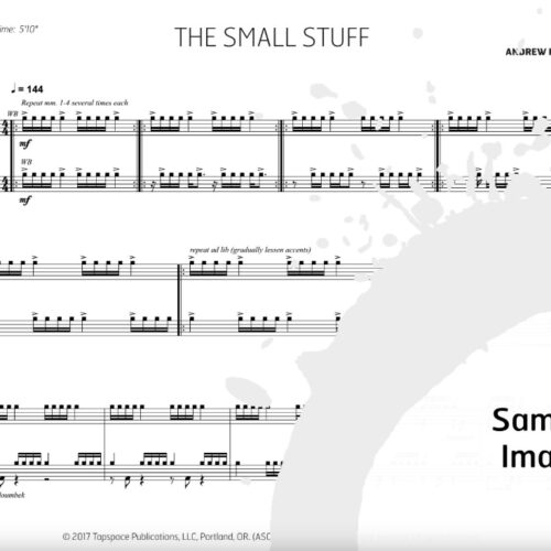 The small stuff by Andrew Richardson