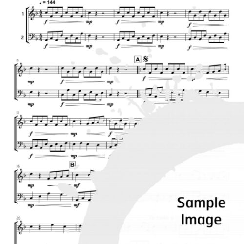 10 Etudes for Marimba & Four Hands by Zachary M. Koors