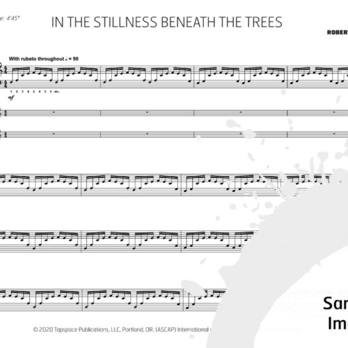 In the Stillness Beneath the Trees by Robert Clayson