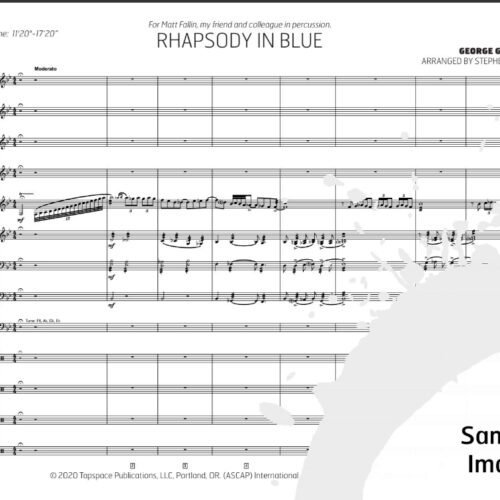 Rhapsody in Blue by Gershwin arr. Stephen Primatic