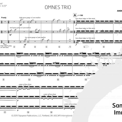 Omnes Trio by Andrea Venet