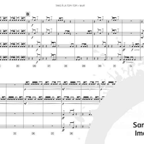 Taiko a la tom-tom by Steven Wulff