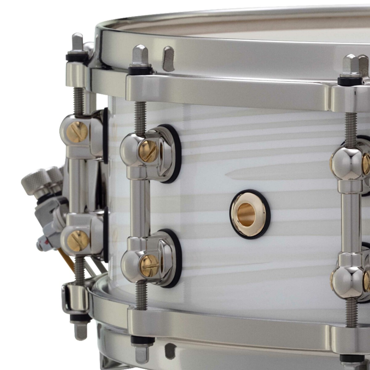 Pearl Philharmonic 75th Anniversary Snare Drum 14x5 Silver White Swirl