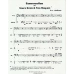 Conversation for snare drum and two timpani by Greg Holloway